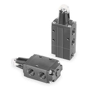 Manual Air Control Valve,3-Way,1/4In NPT