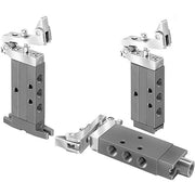 Manual Air Control Valve,4-Way,1/8In NPT