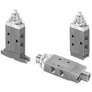 Manual Air Control Valve,4-Way,1/8In NPT