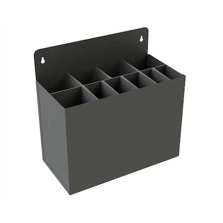 Keystock Rack,D 6 1/4,W 12 1/4,H 12,Gray