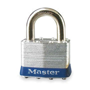 Padlock, Keyed Alike, Standard Shackle, Rectangular Steel Body, Steel Shackle, 15/16 in W
