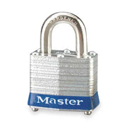 Padlock, Keyed Alike, Standard Shackle, Rectangular Steel Body, Steel Shackle, 5/8 in W