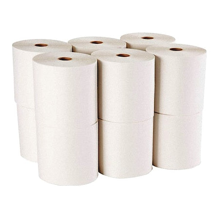 Pacific Blue Select Hardwound Paper Towels, 2 Ply, Continuous Roll Sheets, 350 ft, White, 12 PK