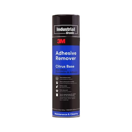 Citrus Based Adhesive Remover, 18.5 oz, Aerosol Can
