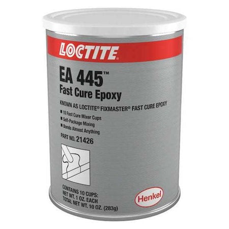 Epoxy Adhesive, 21426 Series, Gray, Can, 1:01 Mix Ratio, 10 min Functional Cure