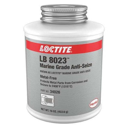 Anti Seize,Marine,16 oz,Brush Top Can LB 8023