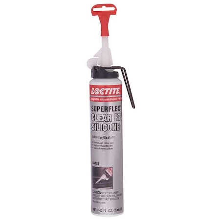 General Purpose Gasket Sealant, 190 mL, Clear, Temp Range -65 to 450 Degrees F