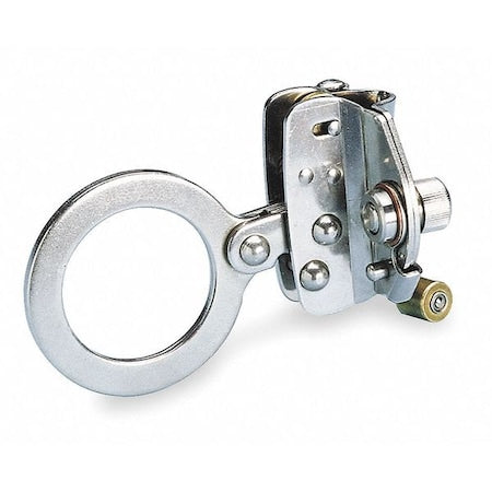 Rope Grab, Stainless Steel, 310 lb., Silver, For Rope Size: 5/8 in, 3/4 in