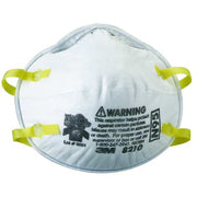 N95 Disposable Respirator, 8210, Dual Headstrap, Particulate Respirator, Nose Clip, PK20
