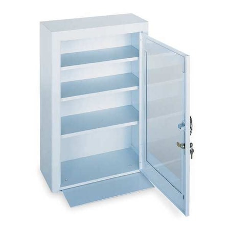 Empty First Aid Cabinet,Steel,White