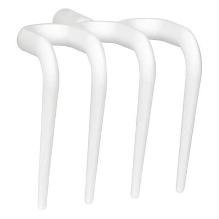 Hygienic Rake,White,Polypropylene