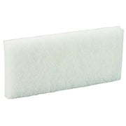 10 in L Soft Pad, Pad End, White, PK10