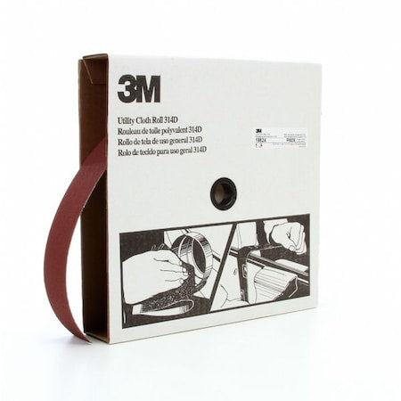 Abrasive Utility Roll,Grit P60,Maroon