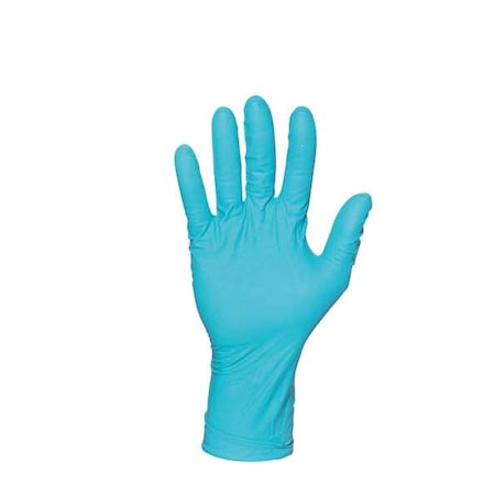 N89, Disposable Gloves, 5.00 to 5.99 mil Palm, Nitrile, Powder-Free, M (8), 50 PK, Green