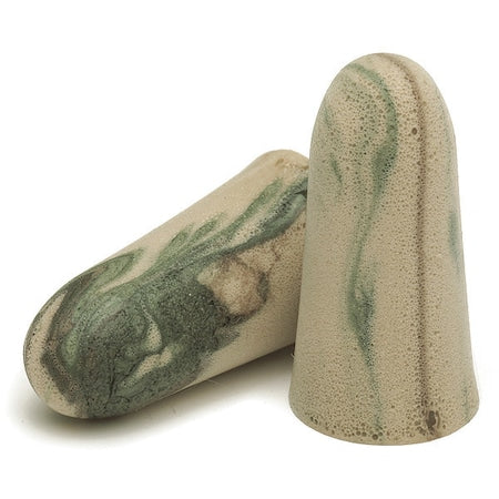 Camo Plugs(R) Disposable Foam Ear Plugs, Bullet Shape, 33 dB, Camouflage, 200 PK