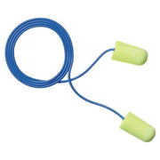 E-A-Rsoft Yellow Neons Disposable Foam Ear Plugs, Bullet Shape, 33 dB, Yellow, 200 PK