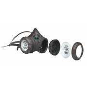 Half Mask Respirator, 8000, Not Rated, Snap-In Gasket, Size, M 0 Cartridges Included