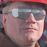 S22, Safety Glasses, Duramass Hard Coat, Metal Lens, Chrome Metal Frame, Frameless