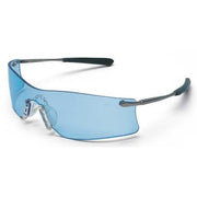 Rubicon (T4), Safety Glasses, Anti-Fog & Anti-Scratch, Light Blue Lens, Black/Silver Frame