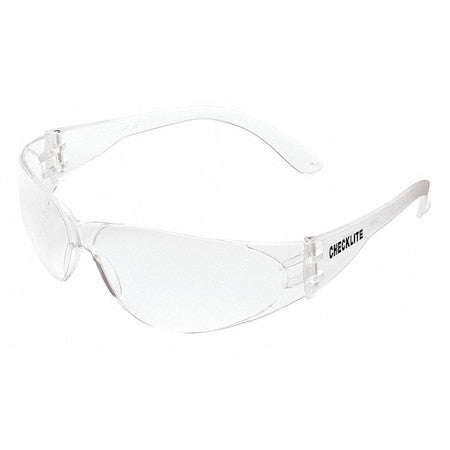 Checklite (CL1), Safety Glasses, UV-AF Anti-Fog, Polycarbonate Lens, Clear Frame, Frameless