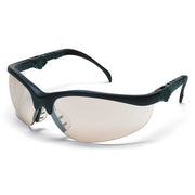 Klondike (KD3), Safety Glasses, Anti-Fog, I/O Clear Mirror Lens, Black Frame, Half Frame