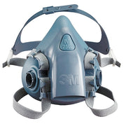 Half Mask Respirator, 7500, Not Rated, Bayonet, Size, M 0 Cartridges Included