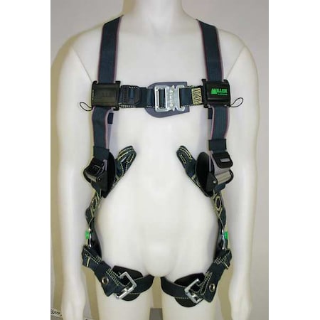 Revolution (R) Full Body Harness, L/XL, 400 lb., Quick-Connect Chest/ Tongue Leg Straps
