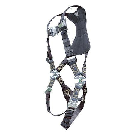 Revolution(R) Full Body Harness for Hot Work, L/XL, 400 lb., Quick-Connect Chest/ Back D-Ring