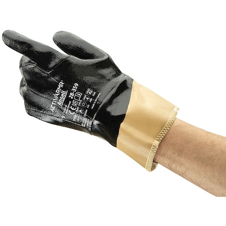 Cut-Resistant Coated Gloves, Cut Level A3 ,Nitrile ,Smooth ,M 1 PR