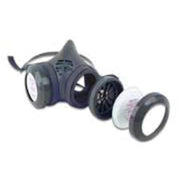 Half Mask Respirator Kit, Includes 2 Cartridges, P100 Filter, Snap-In Gasket, Size S