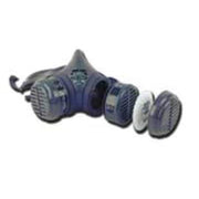 Half Mask Respirator Kit, 4 Cartridges Included, 8000 Sereies, N95, Organic Vapor, Snap-In Gasket, M