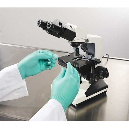 NPG-888, Disposable Gloves, 5.00 to 5.99 mil Palm, Neoprene, Powder-Free, XL (10), 100 PK, Green