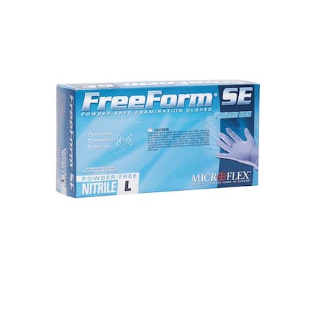 FFS-700, Disposable Gloves, 3.00 to 3.99 mil Palm, Nitrile, Powder-Free, XL (10), 100 PK, Blue