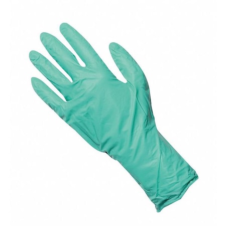 NEC-288, Disposable Gloves, 6.00 to 6.99 mil Palm, Neoprene, Powder-Free, S (7), 50 PK, Green