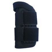 Wrist Support, Elastic, Double Strap, Ambidextrous, Black, Size S