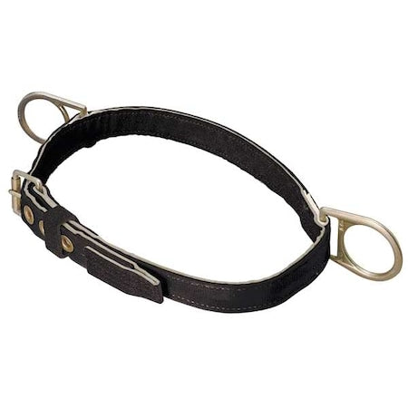 Body Belt, 2 D-Rings, Hips Location, Stainless Steel, Includes Padding: No ,S