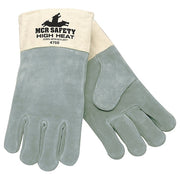 High Heat Welding Gloves, Safety Cuff, Wing Thumb, Premium Cowhide, XL, 1 PR
