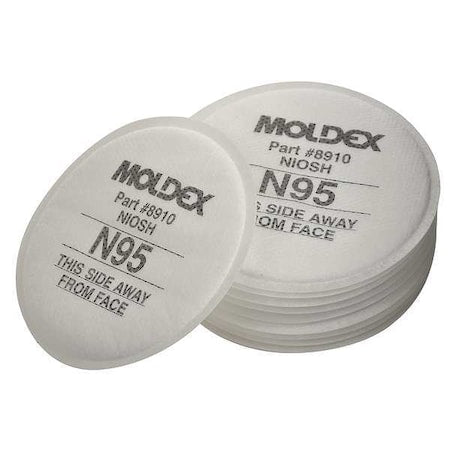 Filter, 8000, White, Threaded, Moldex 7000, 7800, 8000, and 9000 Series