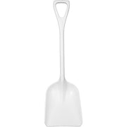 Hygienic Square Point Shovel, Polypropylene Blade, 23 1/2 in L, White