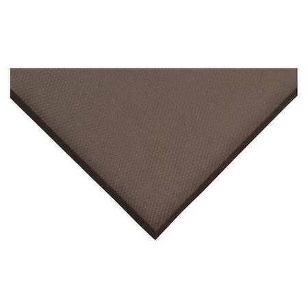Antifatigue Mat, 5 ft. L x 3 ft. W, 3/4" Thickness, Nitrile Blend Rubber Foam, Diamond Plate, Black