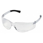 Bifocal Safety Reading Glasses, Anti-Scratch, Padded Arms, Clear Frame, Clear Lens, +1.50 Diopter