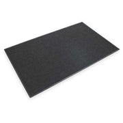 Entrance Mat, Vinyl, 1/2" Thick, Ebony, 4 ft W x 6 ft L
