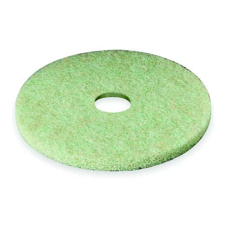 Preburnishing Pad,14 In,Green/Amber,PK5