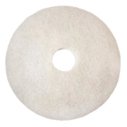 Buffing/Cleaning Pad,17 In, White, PK5
