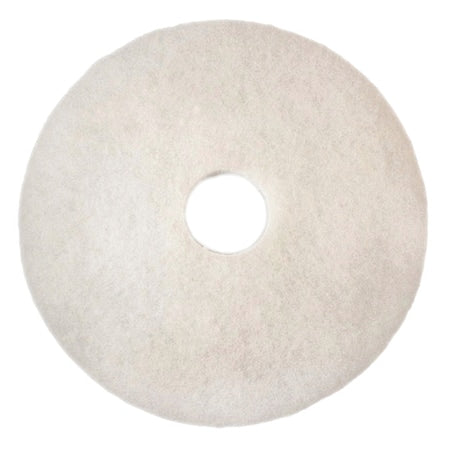 Buffing/Cleaning Pad,17 In, White, PK5