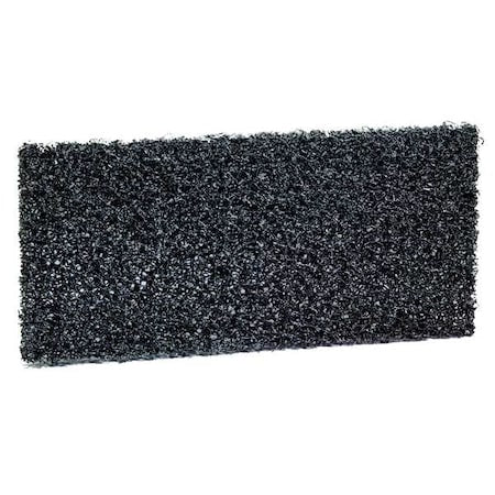 Pad,Black,10"L,PK10