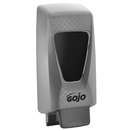 Soap Dispenser, 2000 mL, Push-Style, Gray