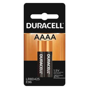 Coppertop AAAA Alkaline Battery, 1.5V DC, PK2