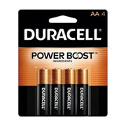 Coppertop AA Alkaline Battery, 1.5V DC, PK4