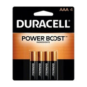 Coppertop AAA Alkaline Battery, 1.5V DC, PK4